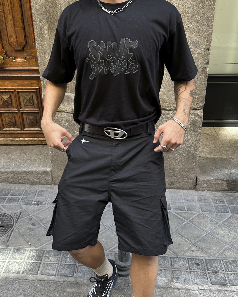 B.O.T.S. CARGO SHORTS ANTHRACITE