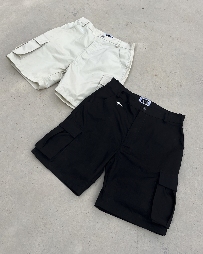 B.O.T.S. CARGO SHORTS ANTHRACITE