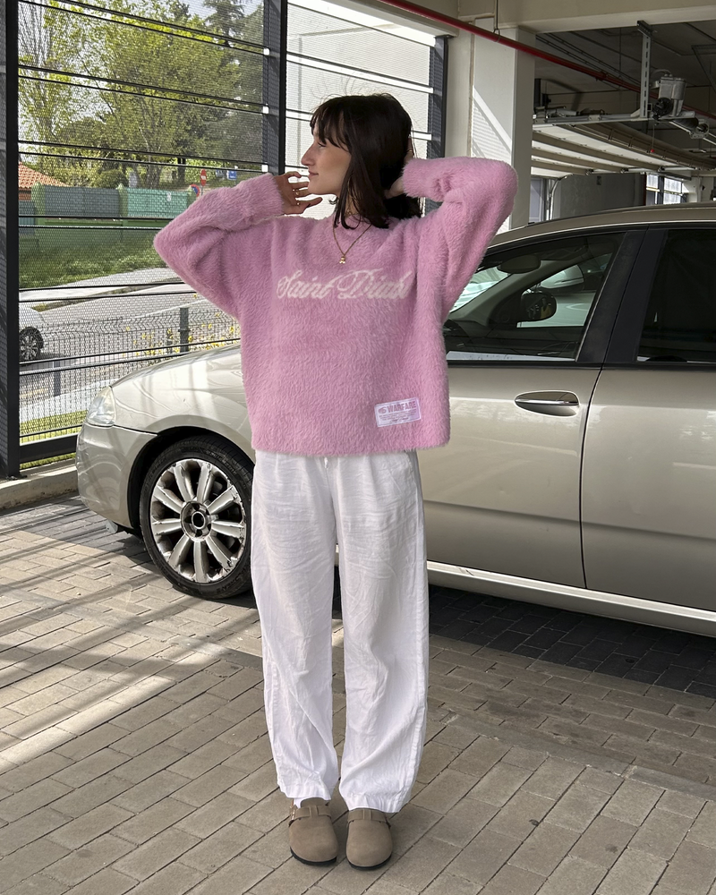 WARFARE SWEATER BABY PINK